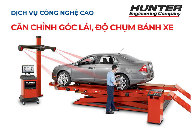 Cân Chỉnh Góc Lái, Độ Chụm Hunter