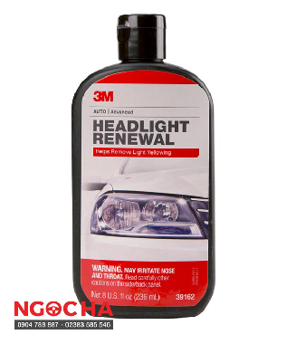 Dung Dịch Tẩy Ố - Làm Mới Đèn Xe 3M Headlight Renewal 39162