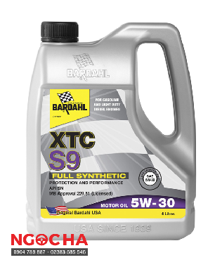 Dầu Nhớt Bardahl XTC S9 Full Synthetic