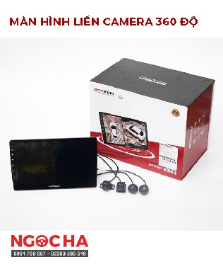 Combo Màn hình liền Camera 360 độ Gotech