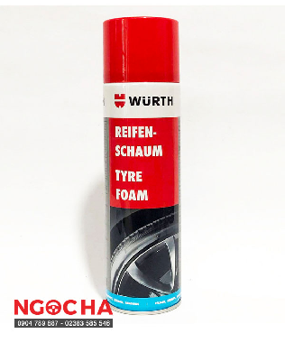 Chai Xịt Bọt Bảo Dưỡng Lốp Xe Wurth Tyre Care Foam 500ml