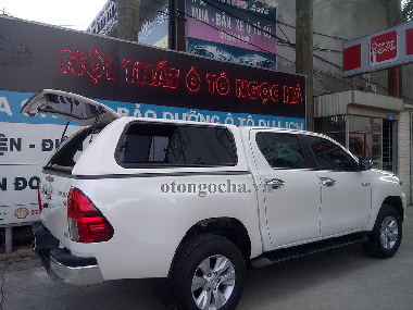 Nắp Thùng Cao Karuna Hilux Revo 2016, Kính Trượt Ngang SSWHID16