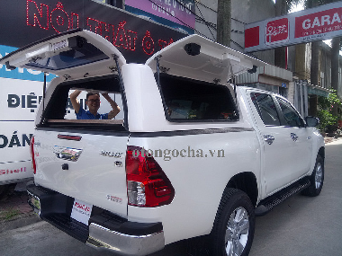 Nắp Thùng Cao Karuna Hilux Revo 2016, Cửa Bên Lật Lên Xuống SFUFDT6