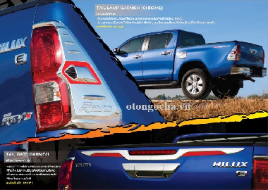 Viền Đèn Hậu Hilux Revo FITT Thái Lan