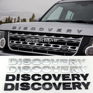 Bộ Chữ DISCOVERY Logo 3D Dán Xe 