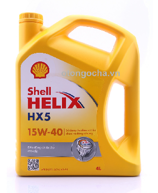 Dầu nhớt động cơ Shell HX5 15W-40 4L