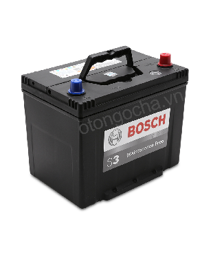 Ắc quy Bosch 60Ah 55D23L-BHD, có đế